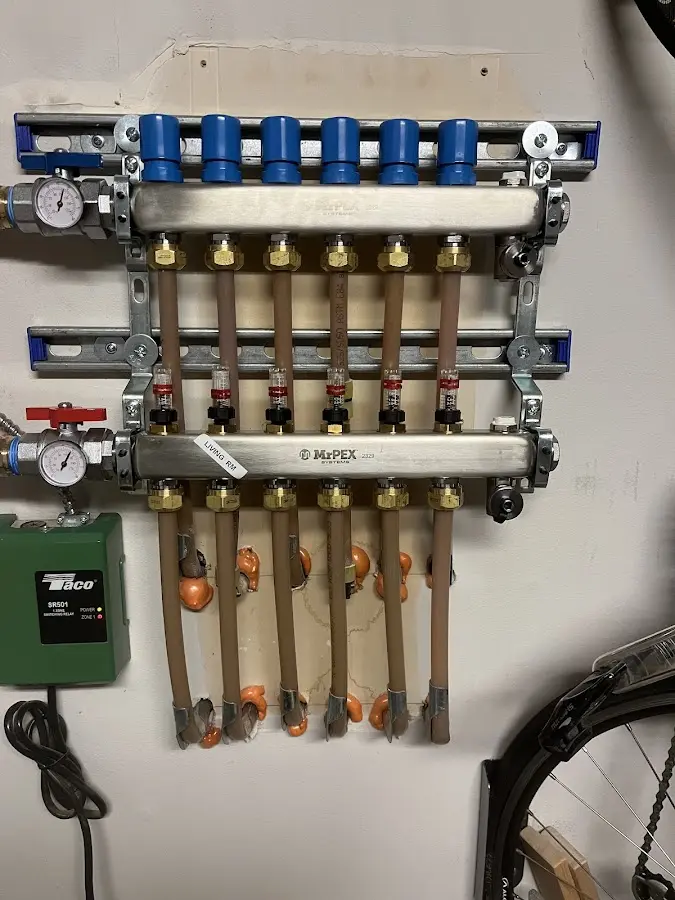 Plumber performing Water Heater Repair at a residential property in Sharon Hill